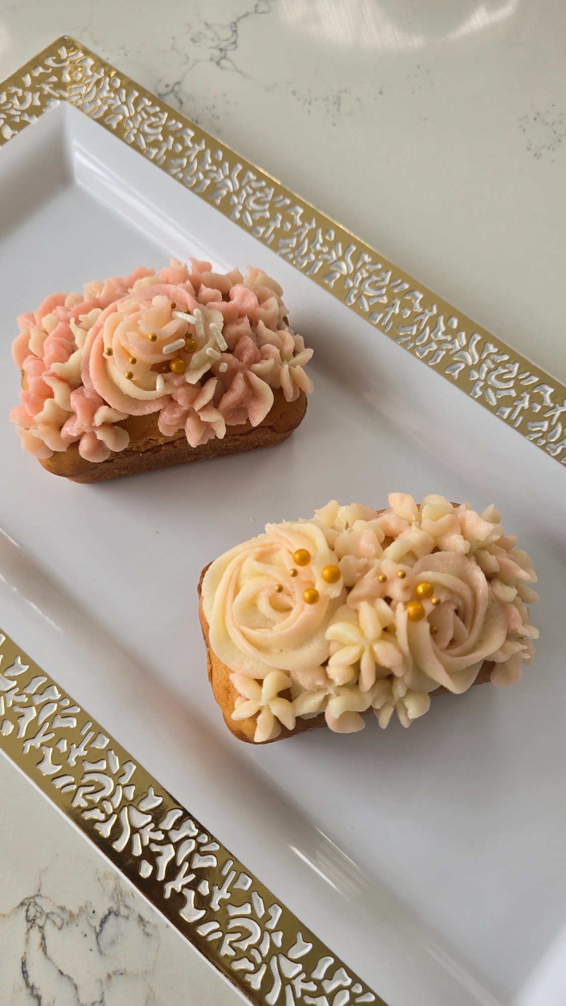 Decorated mini loafs Decorated mini loafs